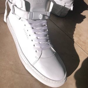 Used Buscemi 100MM white high top EU 42